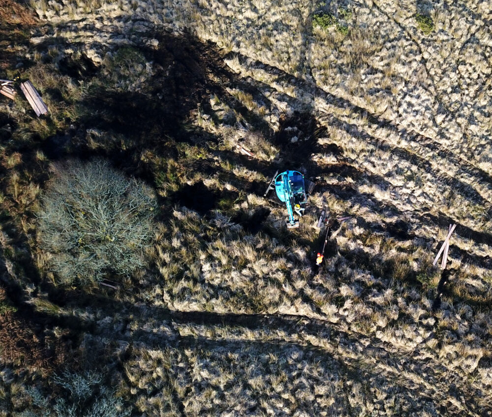 Peatland Restoration aerial view